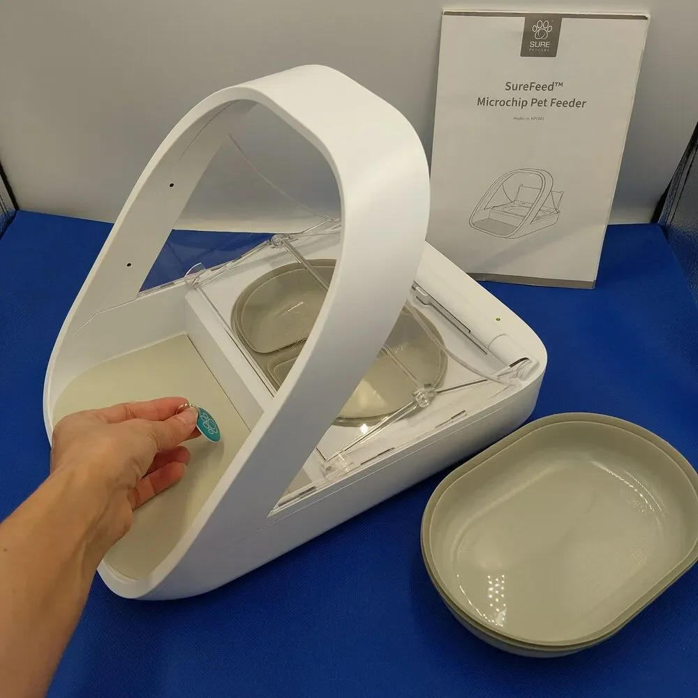 Sure Feed Sureflap Microchip Automatic Feeder MODEL MPF001 LIKE NEW/OPEN BOX
